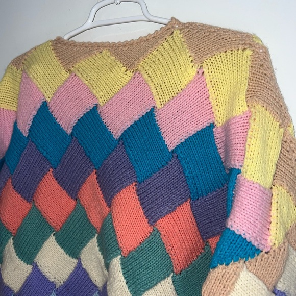 VINTAGE COLORFUL SWEATER - Picture 8 of 14